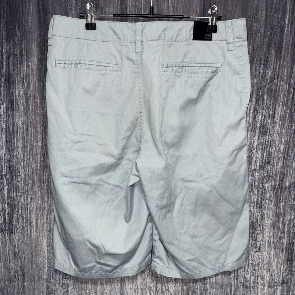 Quicksilver Transcendent Casual Gray Shorts Men Size 32 - Picture 2 of 7